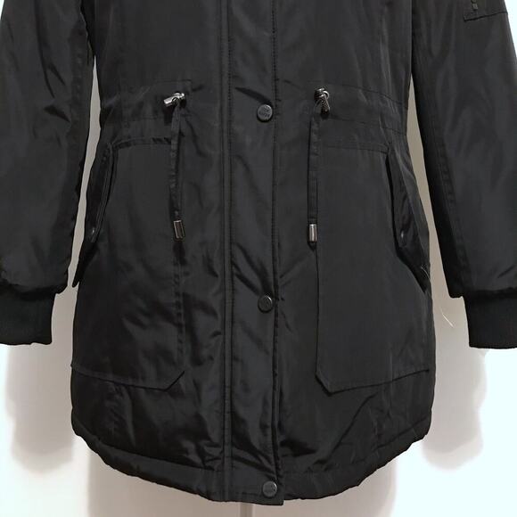 Steve Madden NWOT Black Puffer Jacket S - Picture 4 of 16